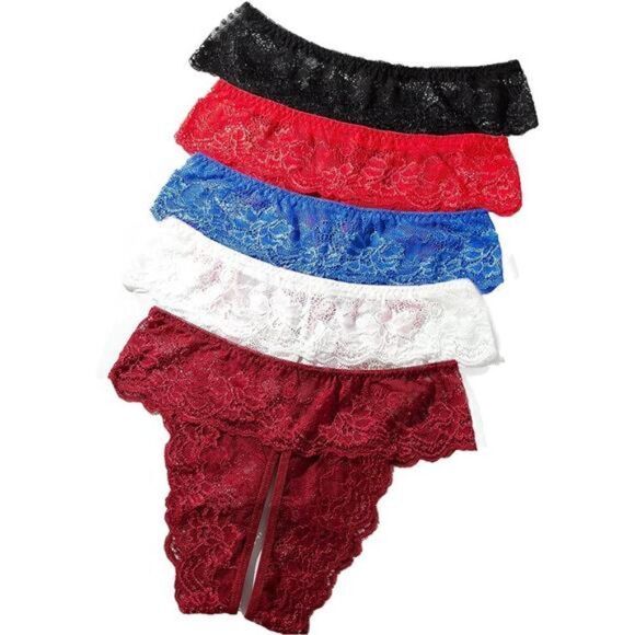 Thongs Lace Panties Underwear Low Rise